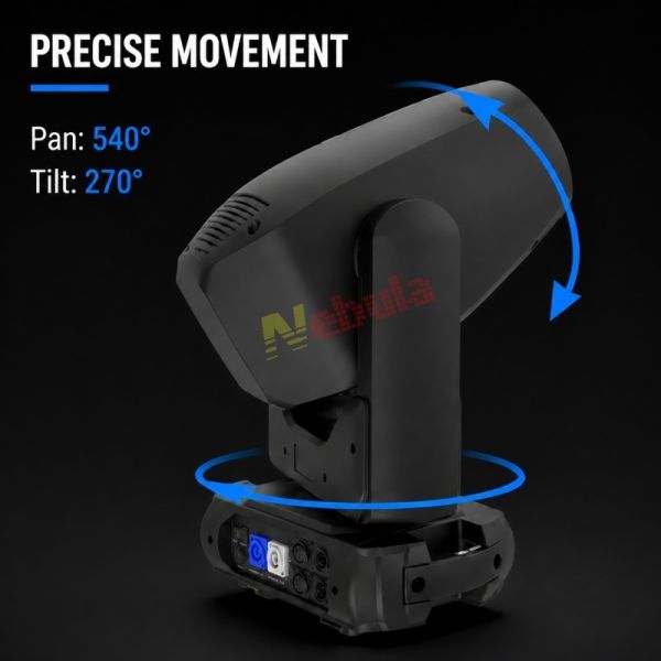 280W LED Spot Moving Head Light High Power Stage Light Gobo Prism DMX512