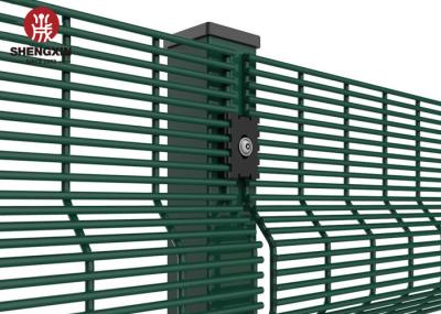 Rustproof Galvanized 358 Prison Mesh Fencing Anti Climb Fence Panel 2.9m