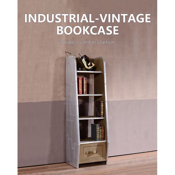 Nidea #8007 Handmade Aluminum Rivets Cover Aviator Vintage Industrial Customized Color Durable Multifunction Bookcase Home Office Hotel