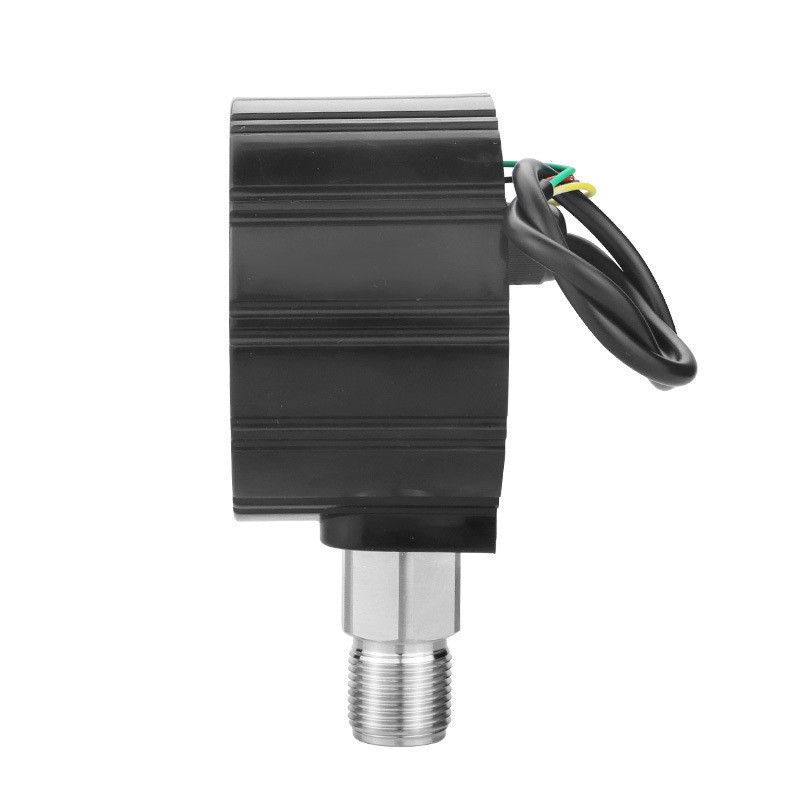 80mm Electronic Display Screen Threaded Pressure Measuring Instrument for OEM Support