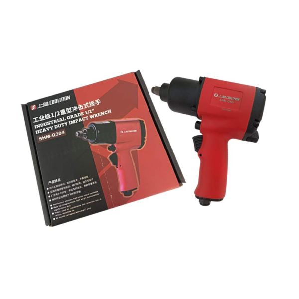 Heavy Duty 1/2 Inch Drive Pneumatic Impact Wrench Aluminum Alloy Construction