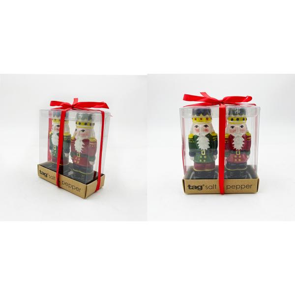 Рождественский соль и перец набор Новинка керамический Санта-Клаус Шейкер горшки Для кухонных украшений
