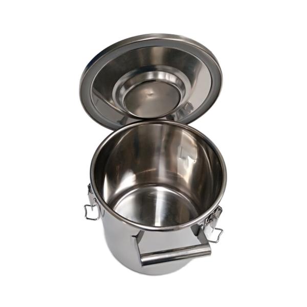 200mm Height Stainless Steel Round Drum Corrosion Resistant Durable for Industrial Storage Needs