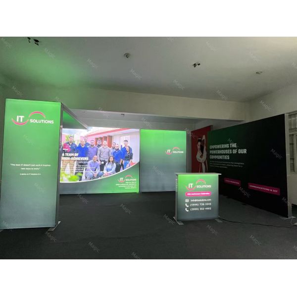 10x20ft SEG Light Box Aluminum Backlit Exhibition Booth Display Tool Free