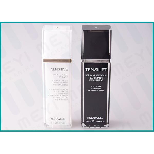 Бутылка насоса смолы МС квадрата 40 МЛ косметическая, классические косметические