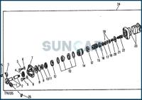 AR105637 DEERE Boom Cylinder Service Kit For Excavator 890A