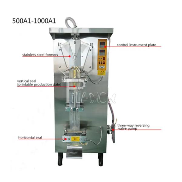 Линия сумка чистое минеральное 150mm воды саше 2000BPH жидкостная заполняя оборудования автоматическая