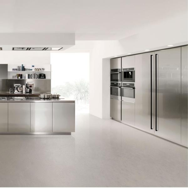 304 Stainless Steel Kitchen Cabinet With Smart Customize Kitchen Cabinet For Villa