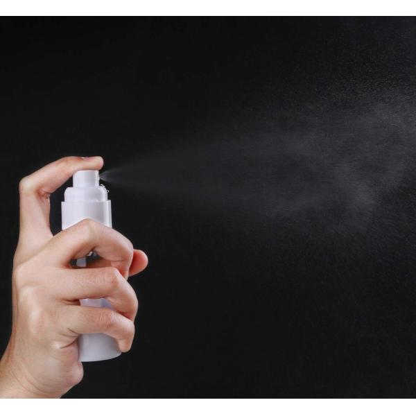 Botella privada de aire transparente recargable del espray de la niebla de la botella fina vacía del espray