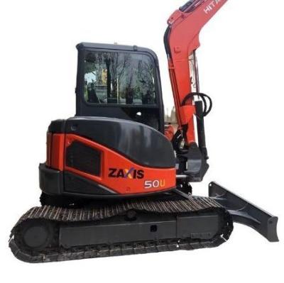 Used Hitachi ZX50 Mini Crawler Excavator 5 Ton ISUZU Engine ENERPAC Hydraulic Cylinder