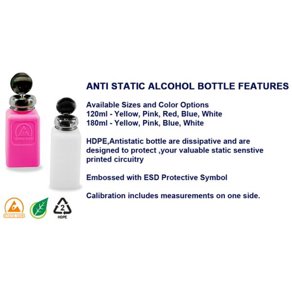 ESD Safe Anti Static Alcohol Dispensing Bottle For PCB Repair