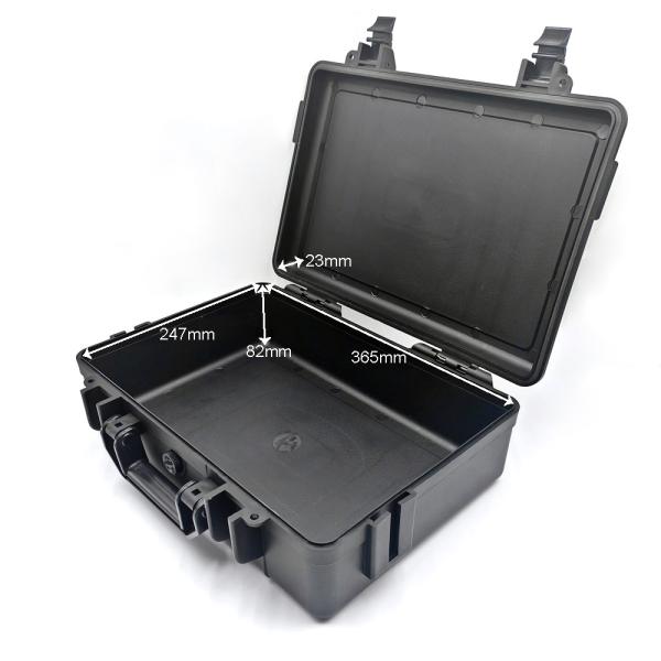 Compact Game Console Carrying Case With Heavy Duty Plastic And Carry Handle