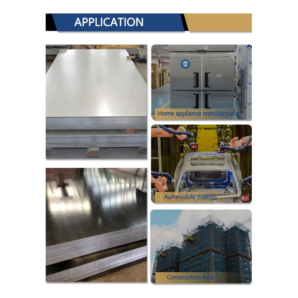 Zero Spangle Galvanized Iron Sheet Full Hard 8mm Thickness for bridges