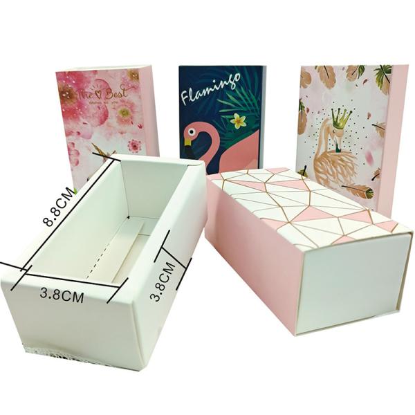 Caixa cosmética de Cardboad da gaveta do presente do batom que empacota para o dia de Valentim