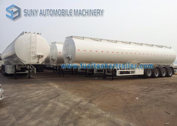 Transportation 60000L Fuel Tank Semi Trailer 4 Axle Trailer 14500*2500*3950mm