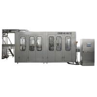 Capsulador Monobloc Machine do enchimento de Juice Bottle Packaging Machine Rinser