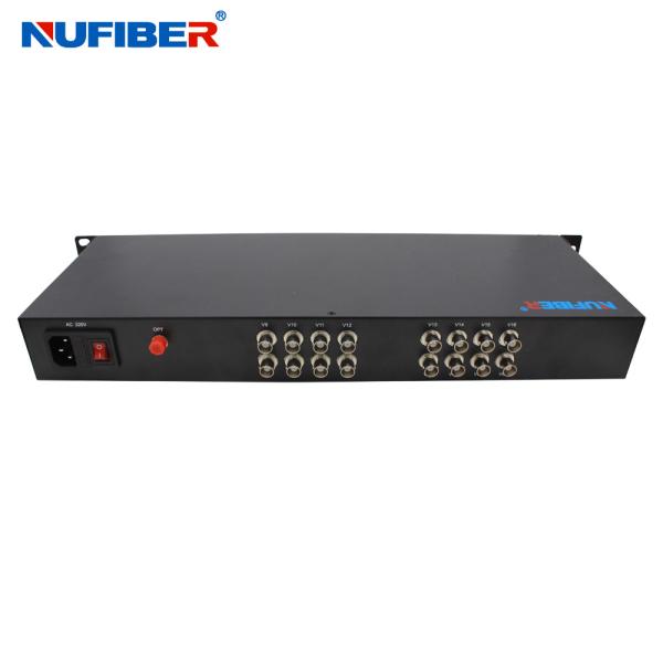 HD 1080P CVI TVI AHD 2MP 16CH Fiber Video Converter 1310 / 1550nm 20km FC