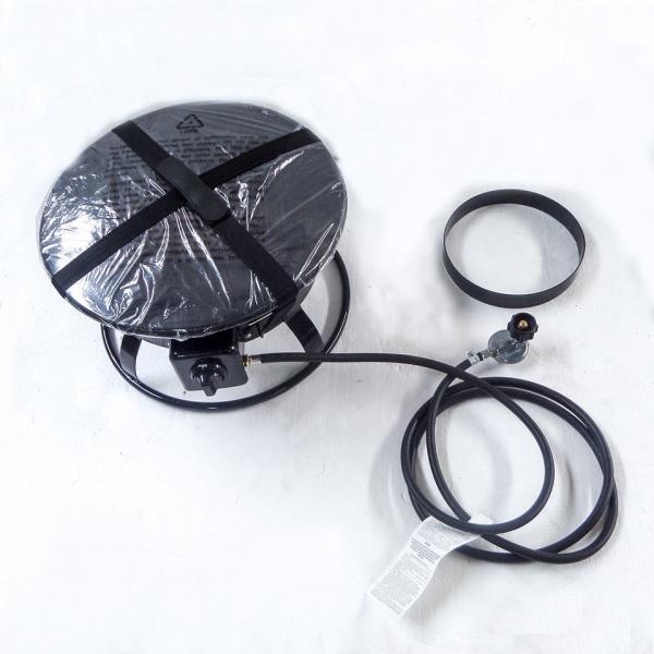 Outdoor Camping Carbon Portable Propane Gas Fire Pit With Cover & Carry Kit