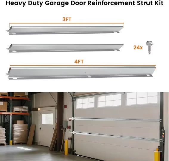 Residential Commercial Sectional Back Panel Strut Channel Roll Forming Machine Factories Garage Door Reinforcement Mexico