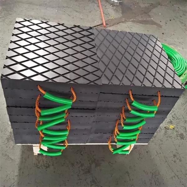 A guiga do HDPE de Crane Mats acolchoa a almofada plástica da distribuição de carga do polietileno