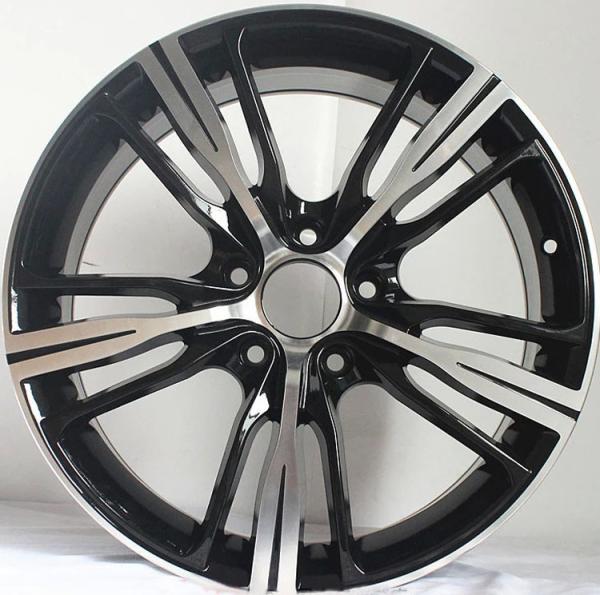 Car Rims 17 For BMW 228i / Gloss Black Machined 17 inch alloy rims