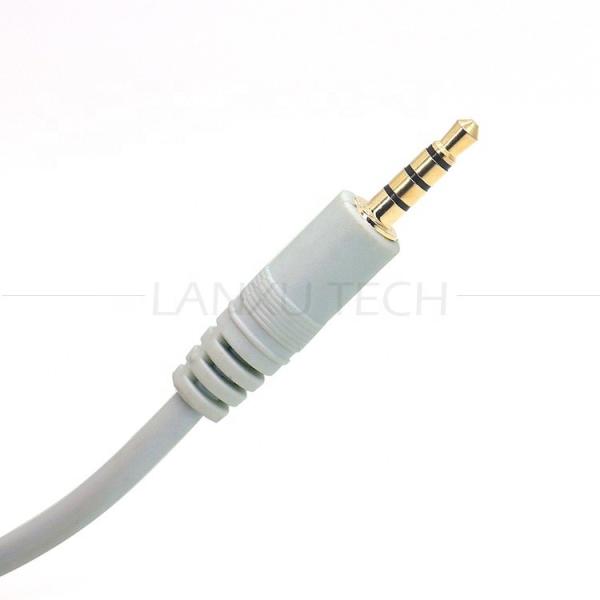 3.5mm Male to Male Female Stereo Aux Mono Jack 3 Poles TRS 4 Poles TRRS  Microphone Patch Audio Extension Cable