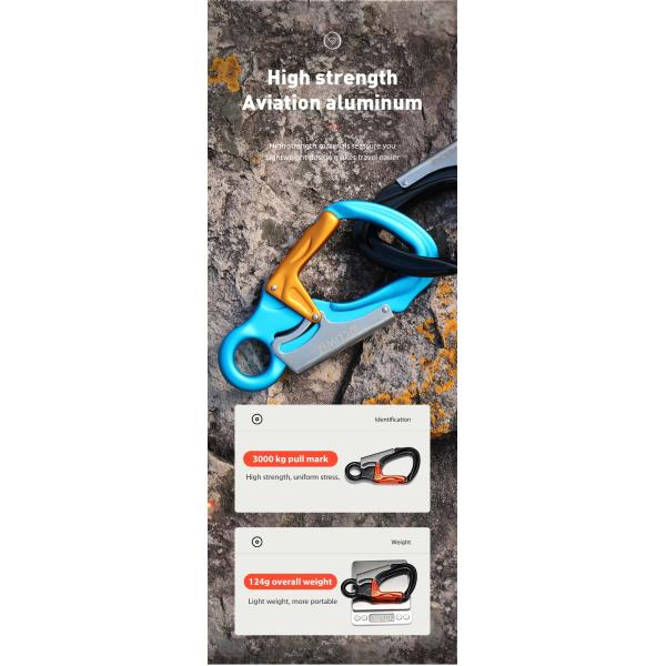 Arranca de escalada mango ergonómico sujeción segura exploración al aire libre