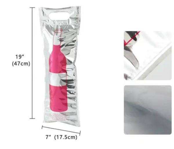 Recycled bags, Insulated bag pack, Cooler Bag Wine Custom Logo Thermal Wine Beer Custom Size Insulation