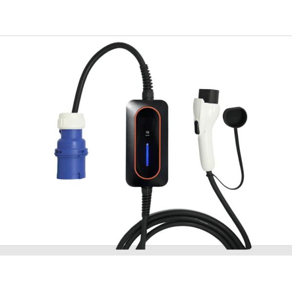 SAE J1772 Type 1 EV Charger Blue CEE Plug 7Kw 32A Портативное зарядное устройство для электромобилей