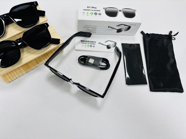 新しいスマートグラス ワイヤレスで音楽を聴く 電話に出る オープンオーディオグラス