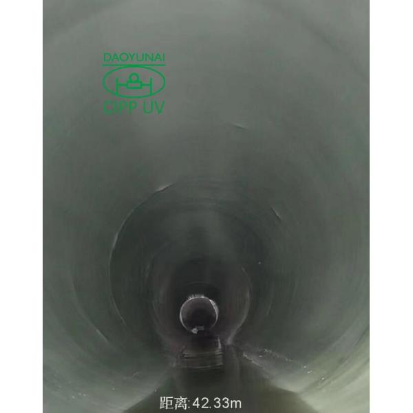 Sewer Trenchless Rehab CIPP UV Liner DN1650 Diameter Underground Municipal