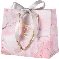 Bolsas de compras de papel artesanal Kraft Boutique vazias para pequenas empresas sob personalização