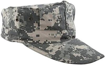 Octagonal Military Camouflage Cap Sun Hat Military Army Hat Woodland Camo Outdoor Tactical Octagonal Cap Fishing Hik