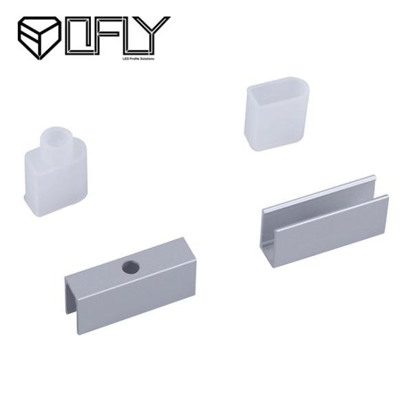 O tubo de néon do silicone para a luz de tira do diodo emissor de luz com Opal Milky Cleasr Cover Recessed montou