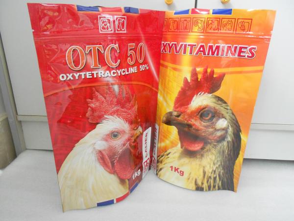 Saco biodegradável ECO-Amigável da folha que empacota o Ziplock grande para os alimentos para animais de estimação 1kg