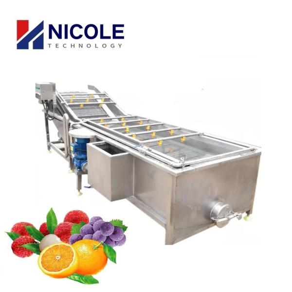Tipo comercial elétrico vegetal do SUS 304 e do fruto do líquido de limpeza da máquina da correia