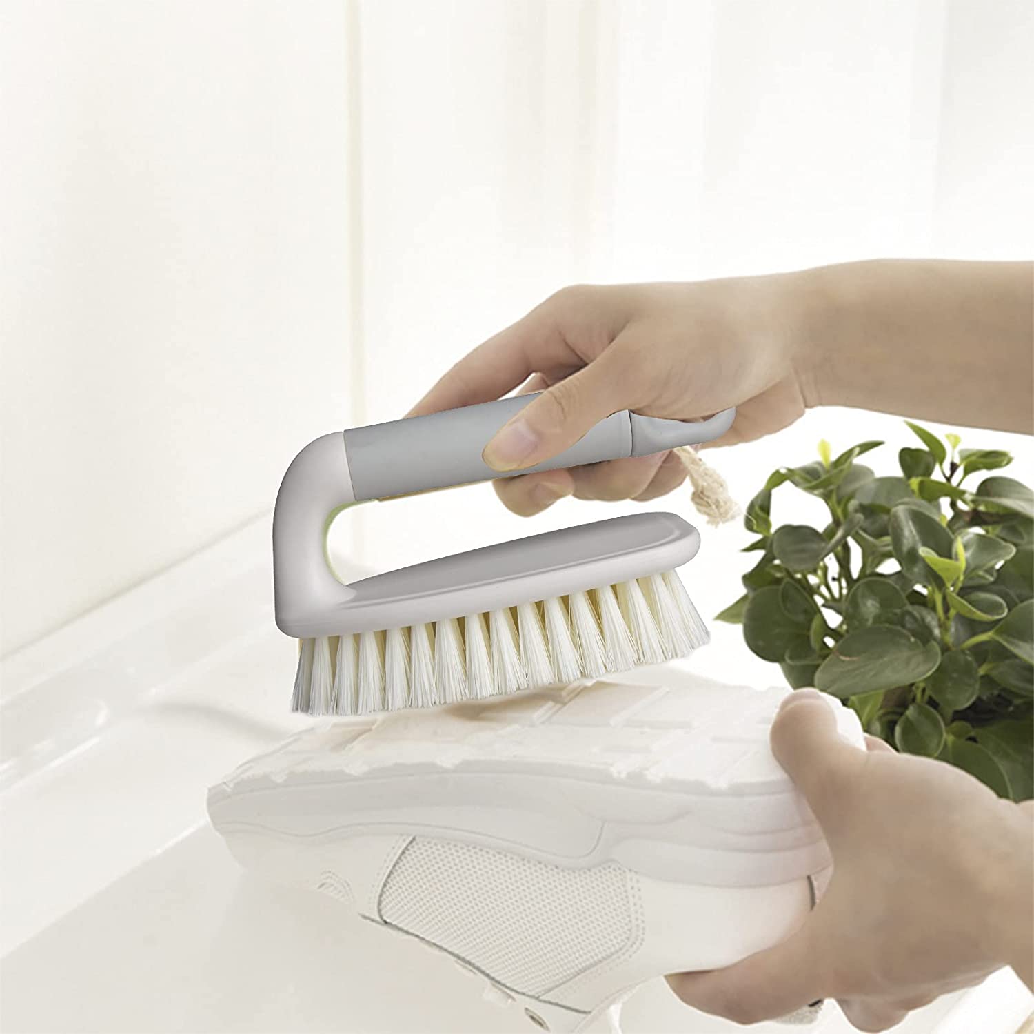 Пол Scrub щетки жесткие щетинки чистят щеткой для ковра Kitchenware Bathroom