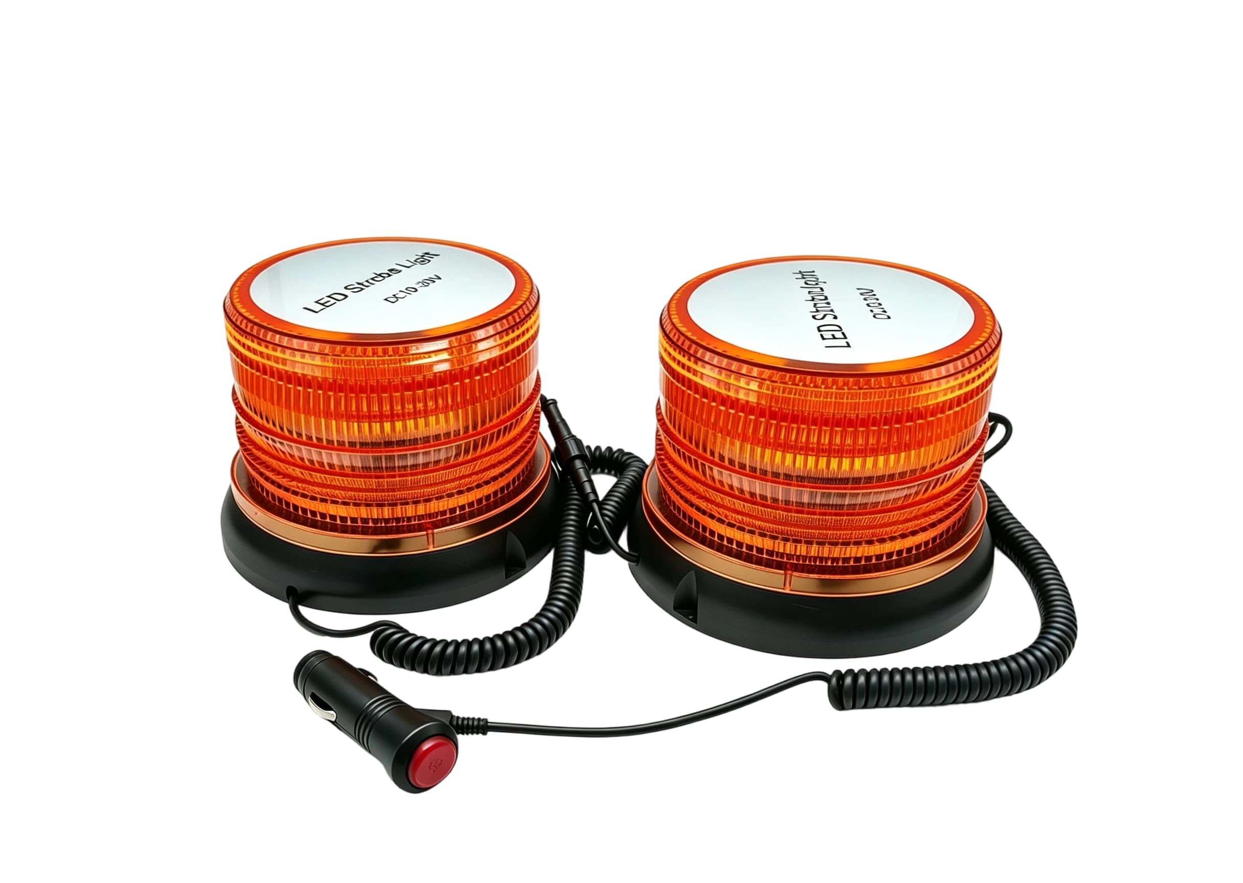 RD-210 Dual Amber LED Beacon Light Kit For Trucks Heavy Vehicles