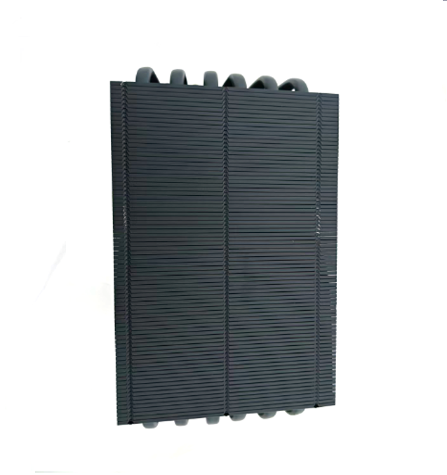 Custom 6 Heat Pipe Heatsink, Aluminum Fin Stack Heat Sink Module for Server IGBT Laser Power Amplifier Cooling