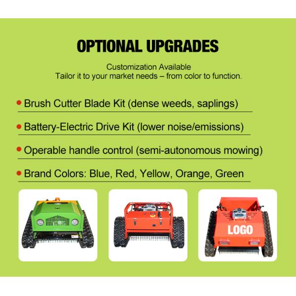 Free Shipping Mini CE EURO 5 EPA Compact Gasoline Remote Control Lawn Mower for Sale