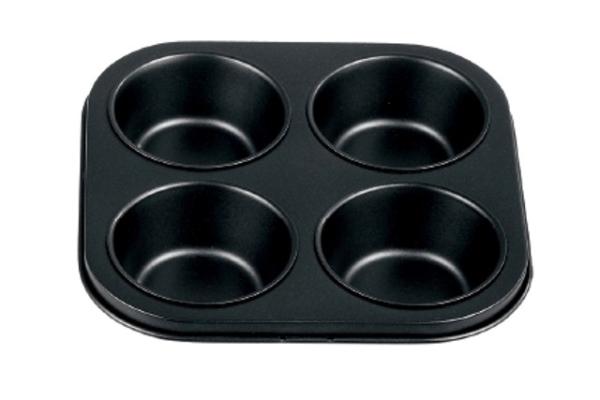 Carbon steel bakeware and muffin mold