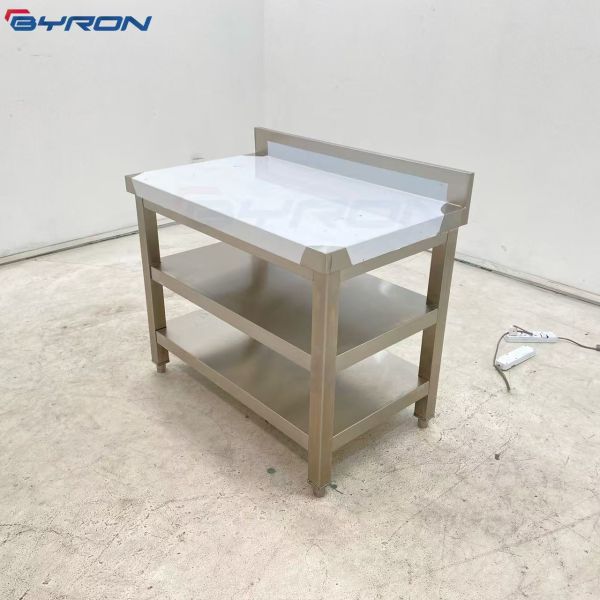 Durable Commercial Stainless Steel Shelves Space Saving Metal Catering Shelves