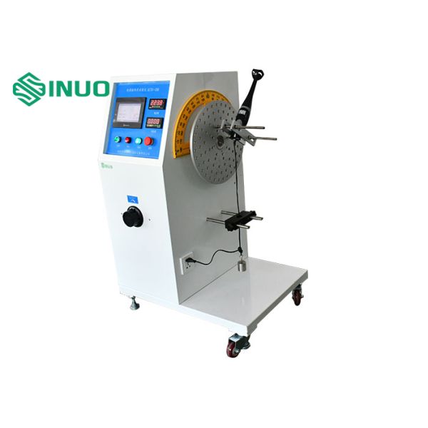 IEC 60335-2-23 Power Cord Flexibility and Swivel Connection Rotation Tester with Temperature Rise