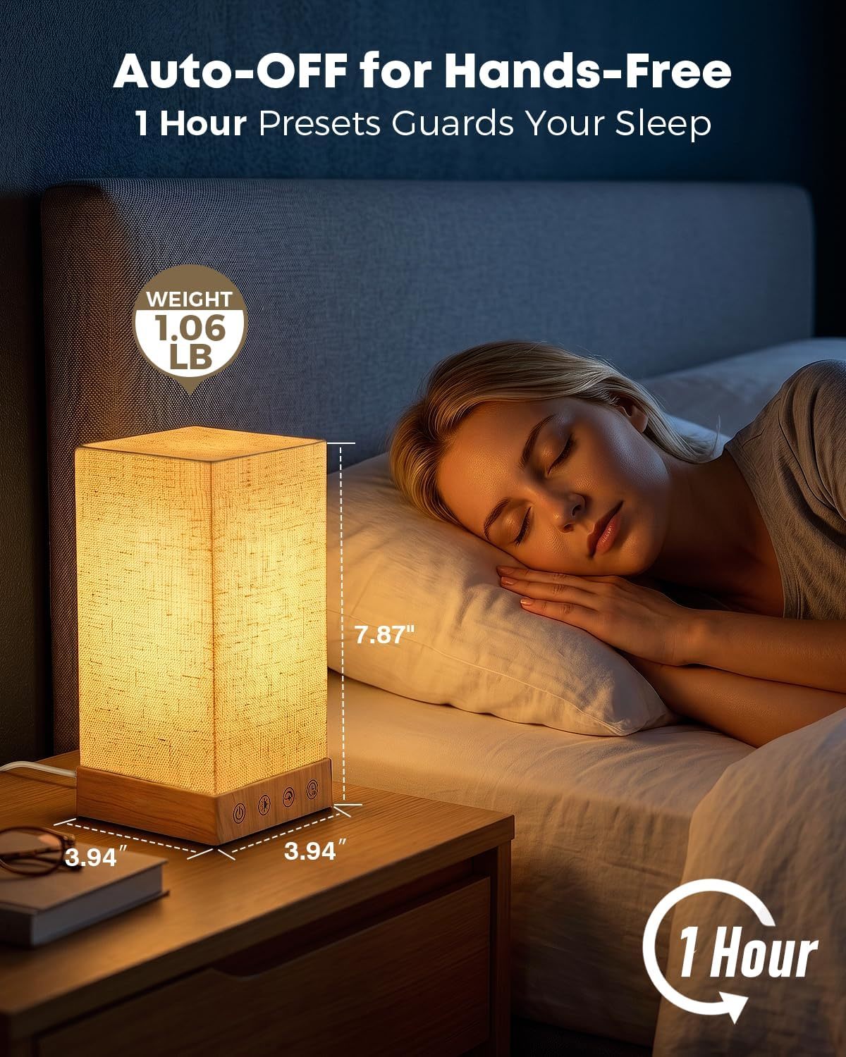 VALED 10,000 Lux UV-Free Light Therapy Lamp with 5 Brightness Levels and 3 Color Temperatures