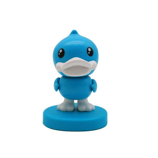 Non Phthalate Pvc Bobble Head Dolls Duck EN71 ASTM F963 Standard