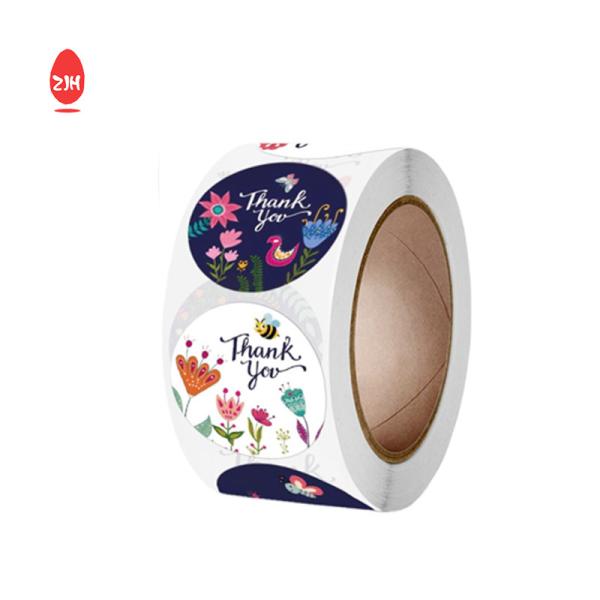 Round Shape Waterproof Vinyl Sticker Paper