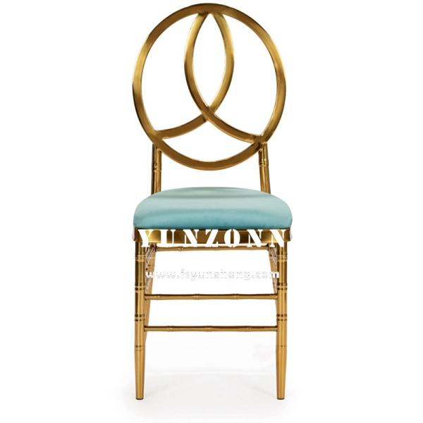 Gold Metal Stainless Steel Hotel Banquet Phoenix Chair Stacking Event Party Chair Wedding Chair