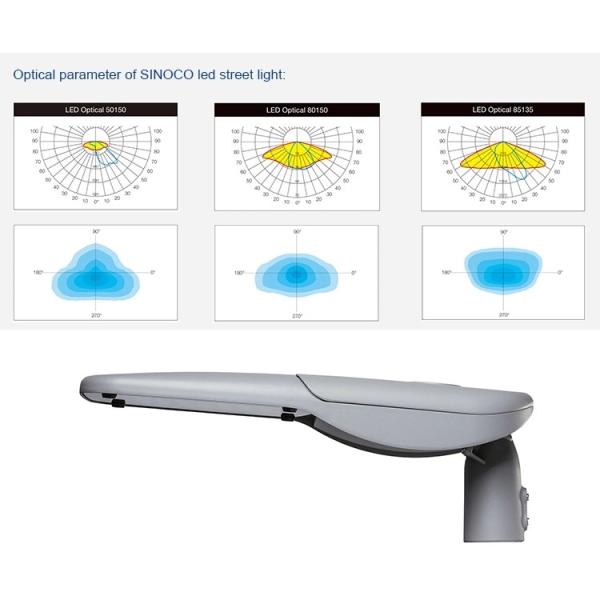 Durable 150 Watt LED Street Light , Water Resistant LED Lights 2700K-6500K CCT