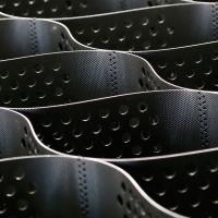 Plastic Hdpe Geocell Textured Geocell Geocell Used In Road Construction 356mm 445mm
