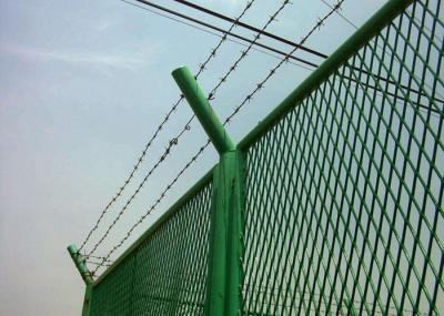 Anti Theft Electro Barbed Wire Mesh Fence Coil With 7.5-15cm Spacing